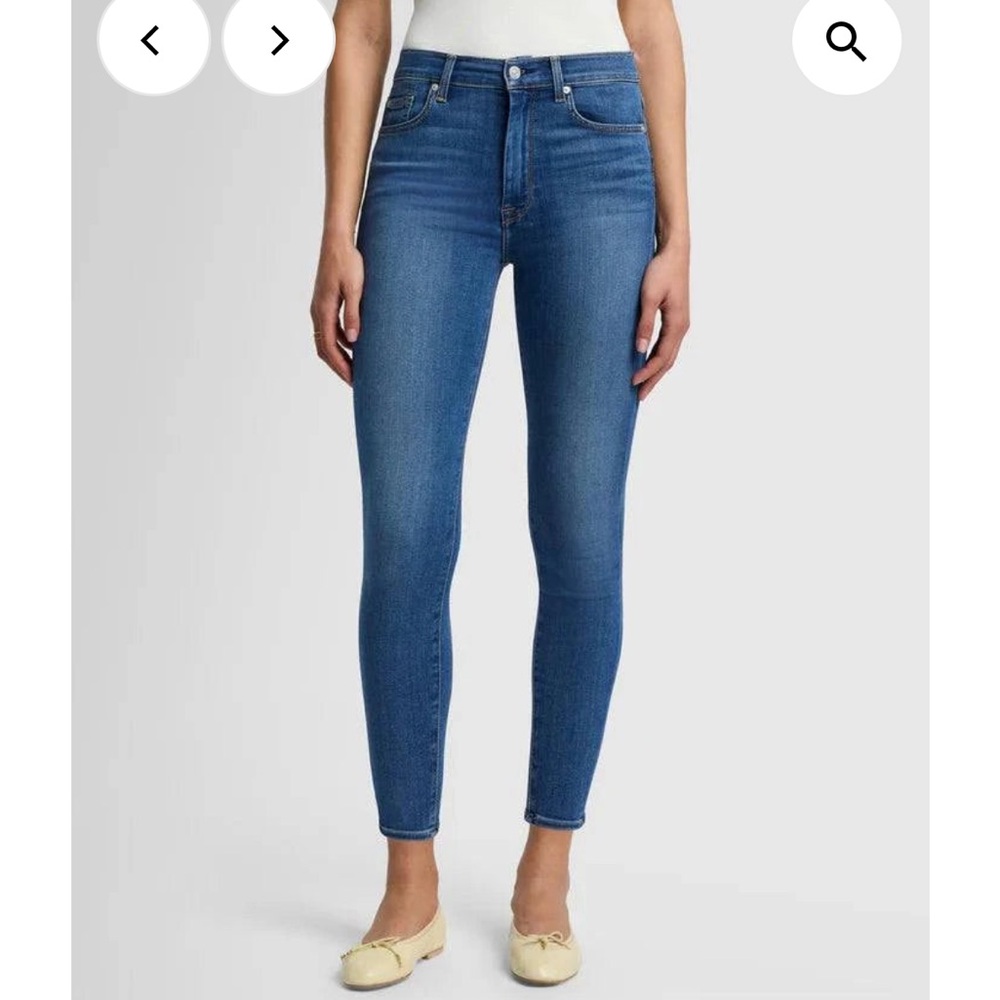 7 For All Mankind the skinny jeans